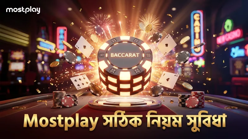 ব্যাকারাট লাইভের সঠিক নিয়ম মেনে খেলার সুবিধা নিশ্চিত করে Mostplay।