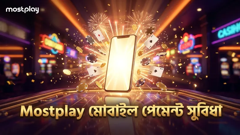 Mostplay অ্যাপে মোবাইল থেকে দ্রুত ও নিরাপদ পেমেন্ট মেথড বেছে নেওয়ার সুবিধা
