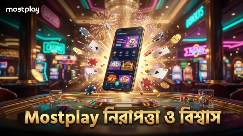 Mostplay প্ল্যাটফর্মে নিরাপদ ও নির্ভরযোগ্য ক্রেজি টাইম খেলার প্রমাণ।