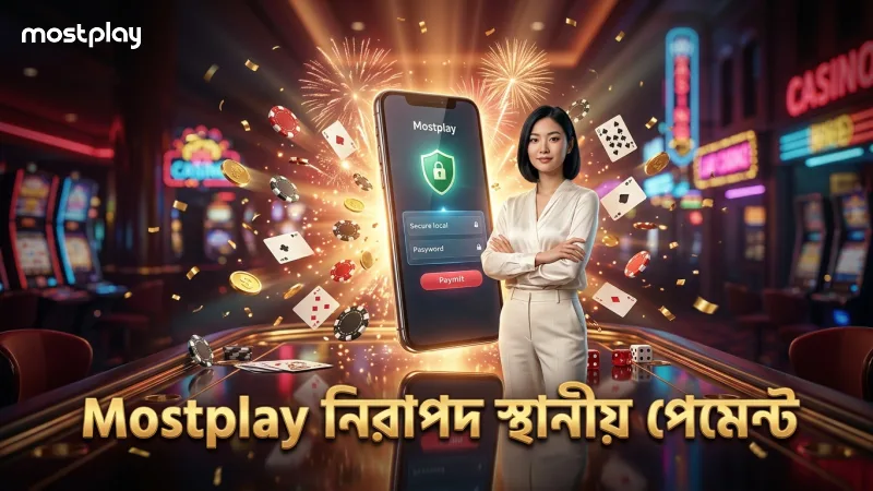 Mostplay প্ল্যাটফর্মে নিরাপদ ও দ্রুত স্থানীয় পেমেন্ট নিশ্চিত হয়