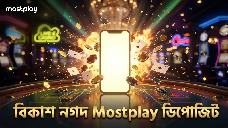 বিকাশ ও নগদে রিয়েল-টাইম Mostplay ডিপোজিট সম্পন্ন করা যায়