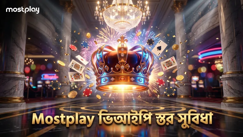 Mostplay ভিআইপি স্তরসমূহের আলাদা বৈশিষ্ট্য ও পুরস্কার।