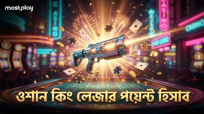 লেজার ওয়েপনের মাধ্যমে ওশান কিং পয়েন্ট হিসাব করা হয়