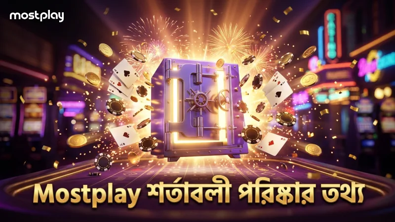 নিয়ম ও শর্তাবলী স্পষ্টভাবে Mostplay গ্রাহকদের জন্য